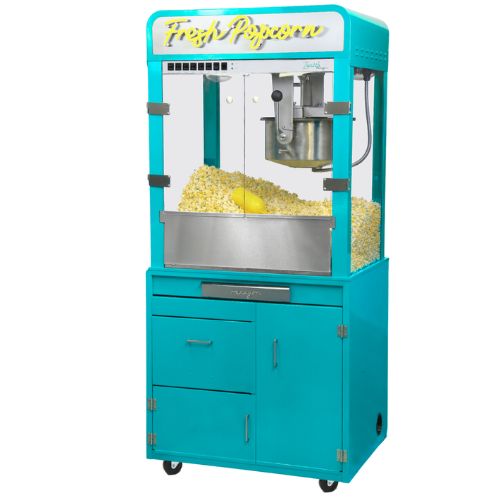 Zenith 32 oz. Popcorn Machine - Aqua