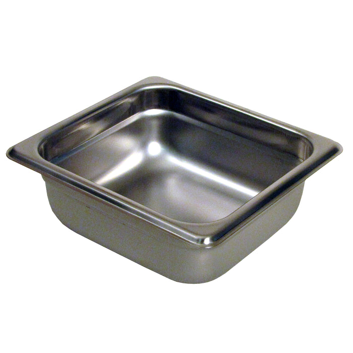2.5" Steam Table Pan - 1/6 Size Pan with lid and tongs