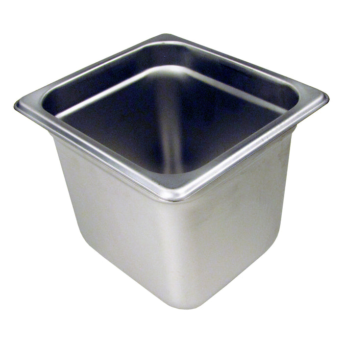 6" Steam Table Pan - 1/6 Size Pan with lid and tongs