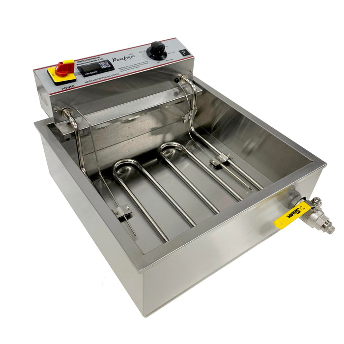 Paragon Shallow Pan Commercial Funnel Cake Fryer - 1800Watts, 120V