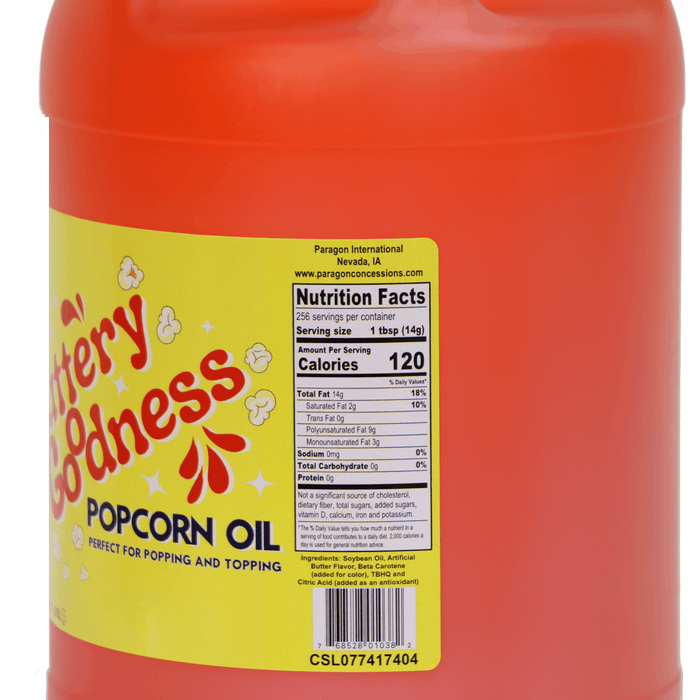 Buttery Goodness Popcorn Oil - 1 Gal. 4 Pack