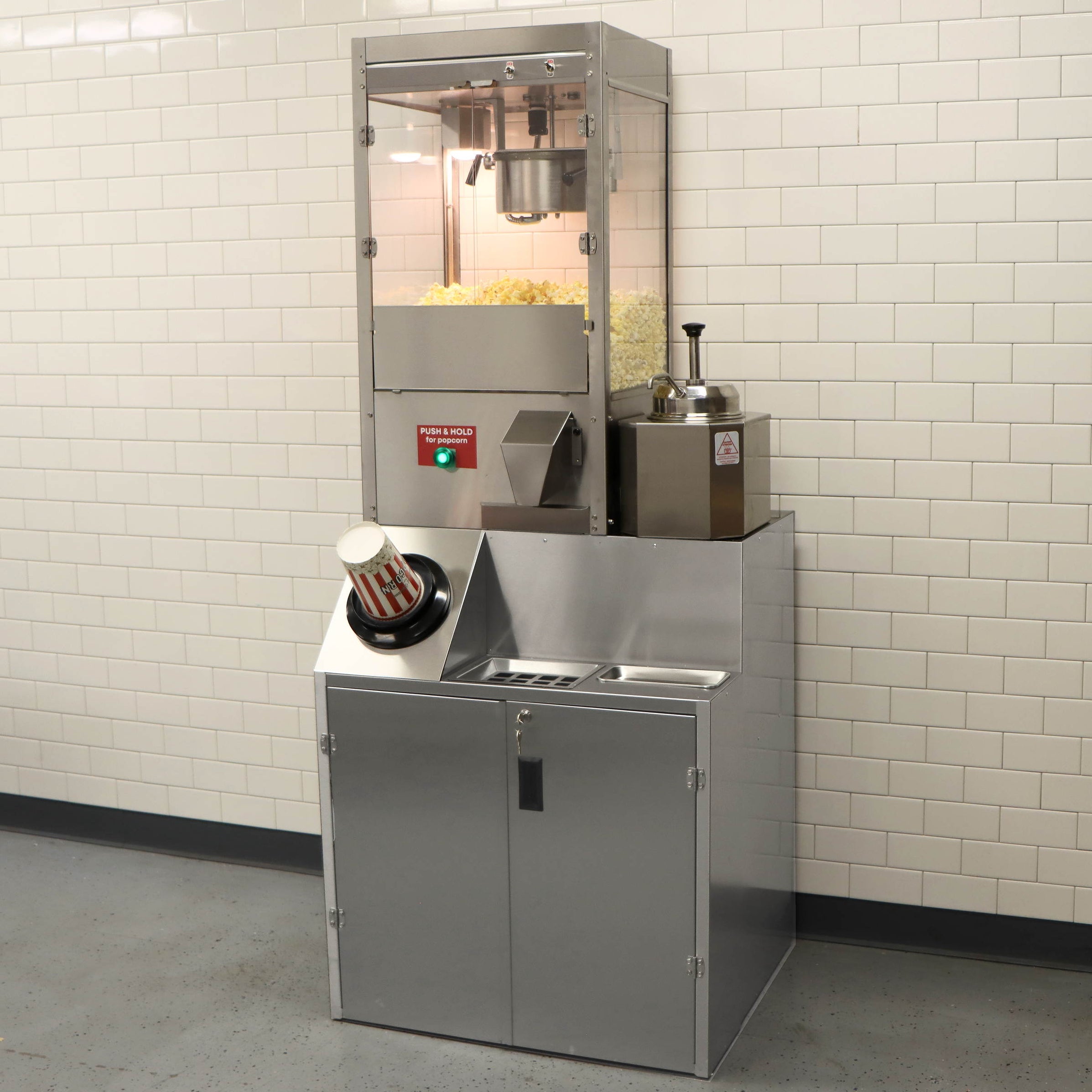 Auto Serve 8 Ounce Popcorn Machine Stand — Paragon Concessions