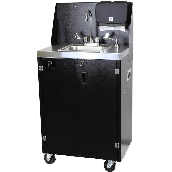 Paragon Electric Heated Hand Washing Portable Sink (Black)