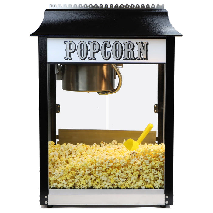Paragon 1911 Popcorn Machine - 8 Ounce Black and Chrome