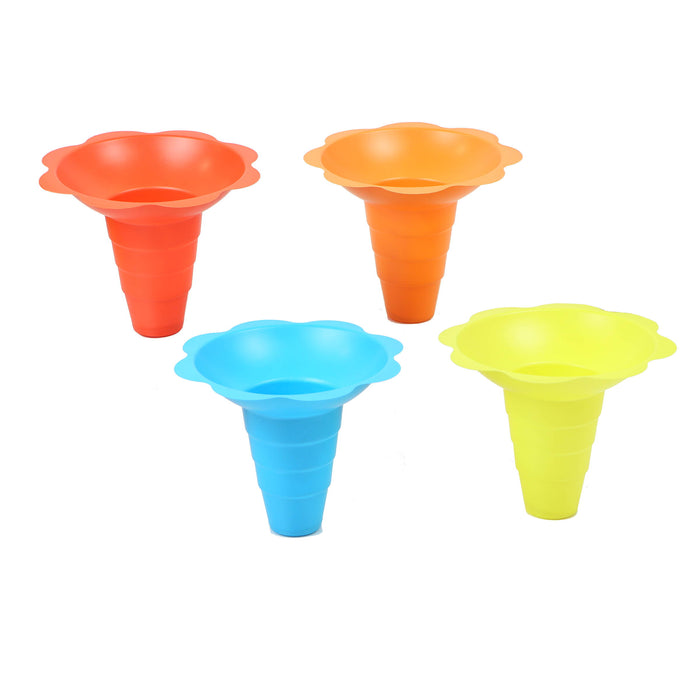 12 Ounce Flower Drip Trays Snow Cone Cups - Pack of 100