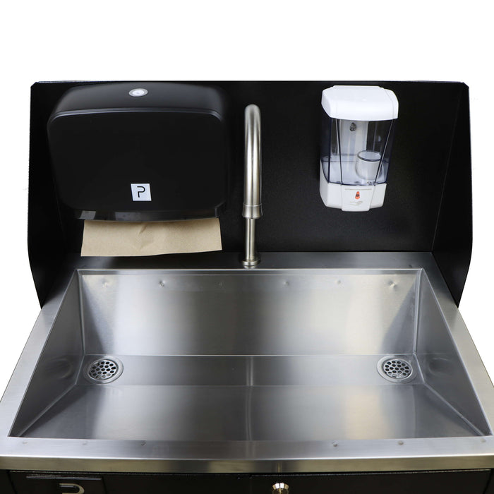 Paragon Pro Series Portable Sink (White) with Splash Guard