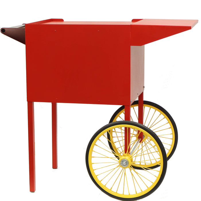 Paragon Medium Red Popcorn Cart for 6 and 8 Ounce Poppers