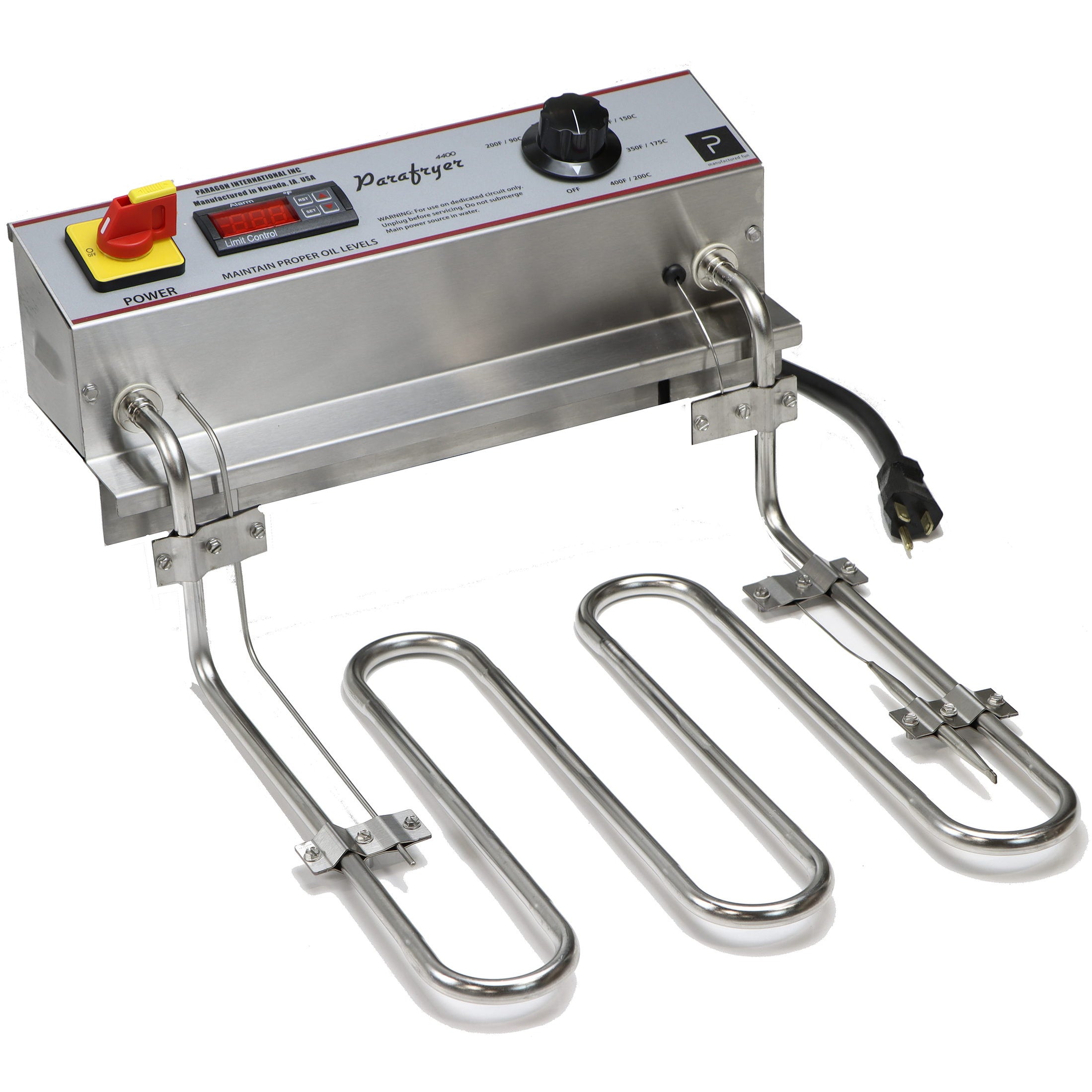 Paragon Shallow Pan Commercial Funnel Cake Fryer 4400 Watts, 240V