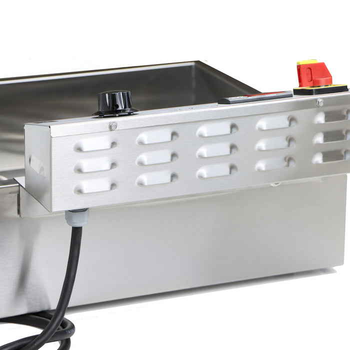 Paragon Shallow Pan Commercial Funnel Cake Fryer - 4400 Watts, 240V